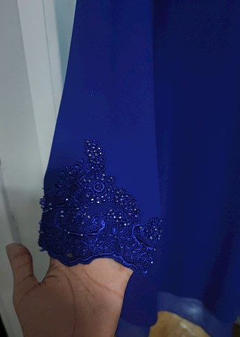 44 Beden lacivert Renk Kadın abiye