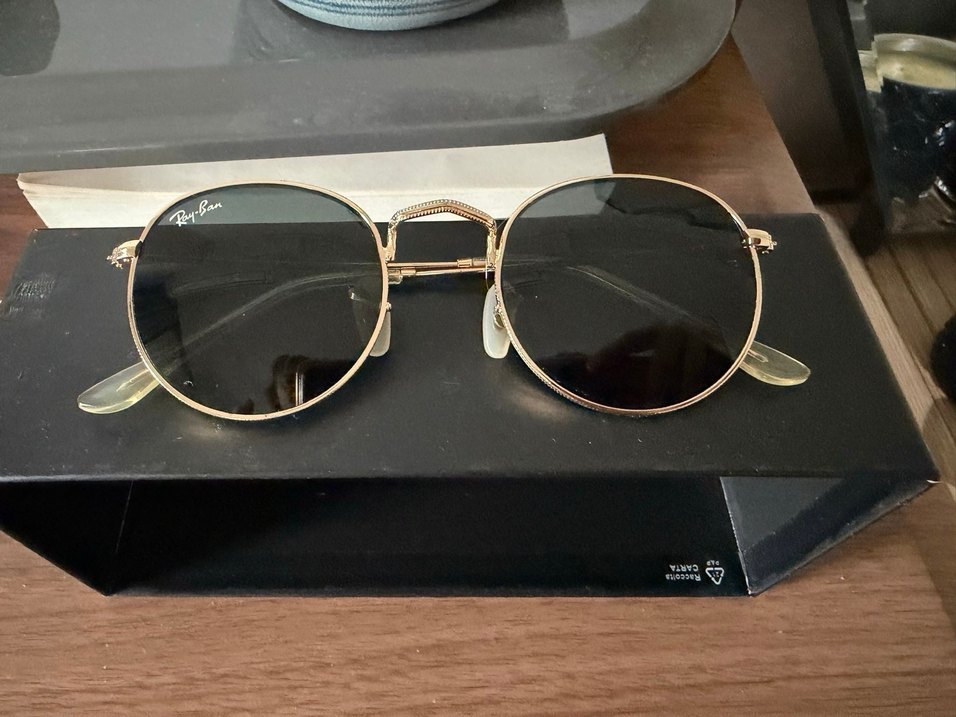 Ray-Ban Altın Renk Yuvarlak Kadın Güneş Gözlüğü - Görsel 2