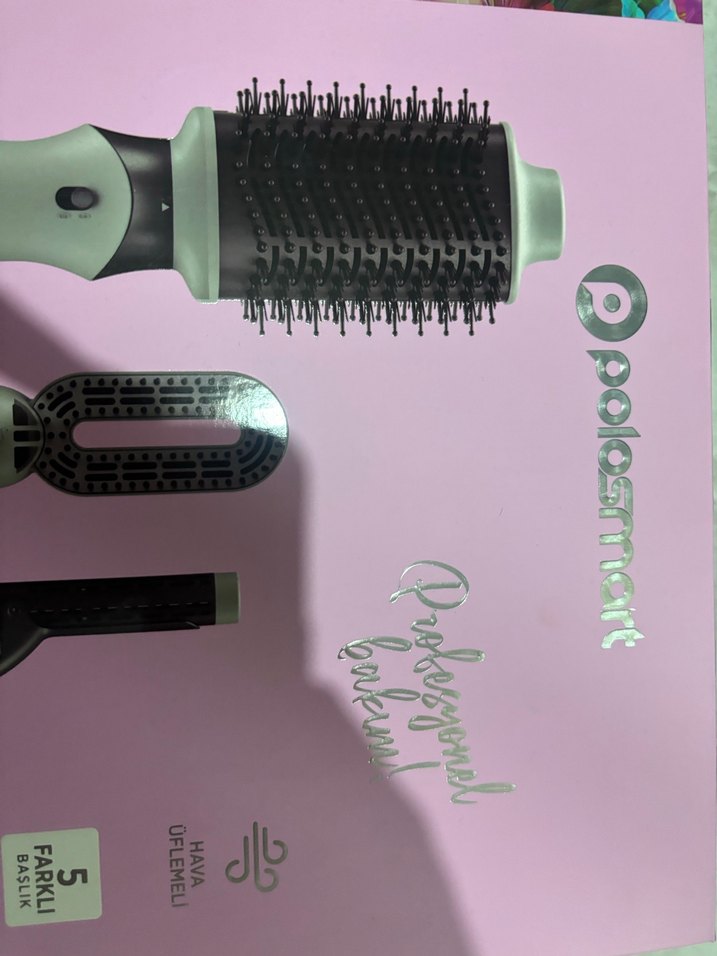 5in1 Beyaz Gri Saç Şekillendirici Set - Görsel 3