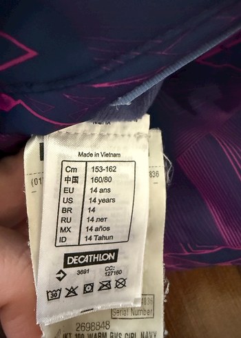 Decathlon çift taraflı mont - Görsel 2