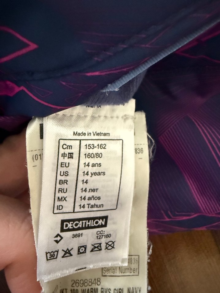 Decathlon çift taraflı mont - Görsel 2