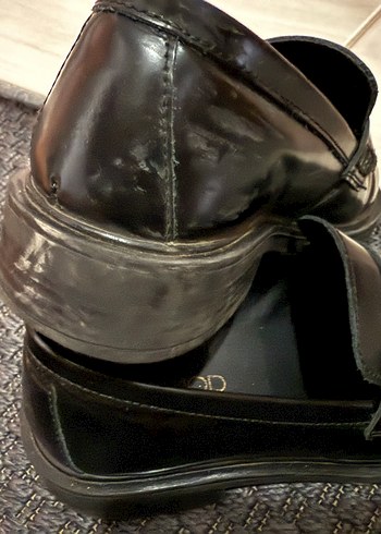 Siyah kadın Klasik Loafer Ayakkabı - Görsel 3