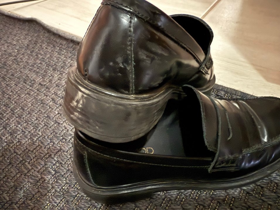 Siyah kadın Klasik Loafer Ayakkabı - Görsel 3