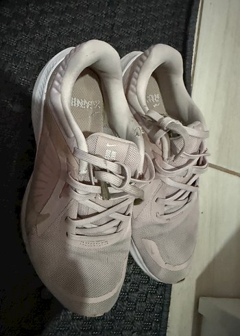 Pudra Bağcıklı Kadın Spor Ayakkabı - Görsel 5