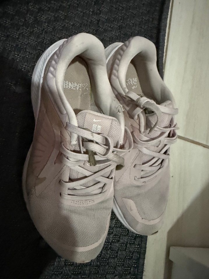 Pudra Bağcıklı Kadın Spor Ayakkabı - Görsel 5