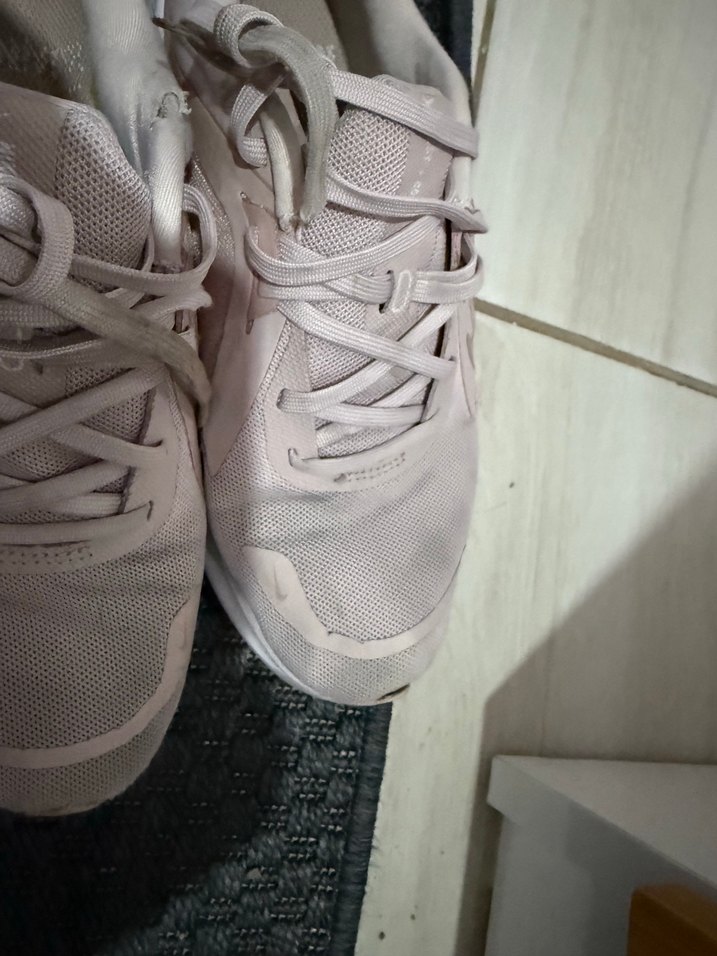 Pudra Bağcıklı Kadın Spor Ayakkabı - Görsel 3