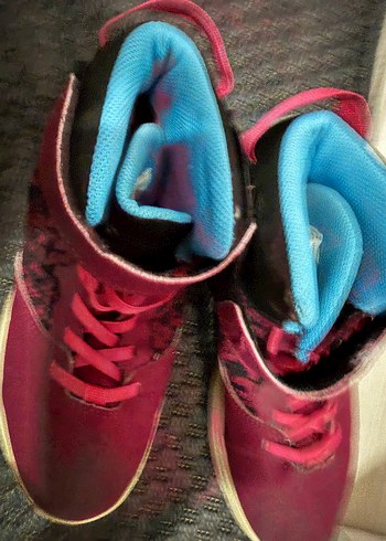 Mor Yılan Desenli Çocuk basketbol Ayakkabısı - Görsel 2