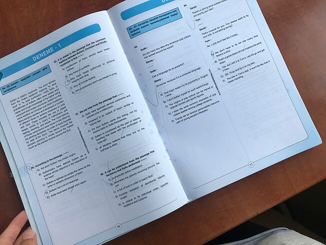 Yds 5li çözümlü deneme sınavı