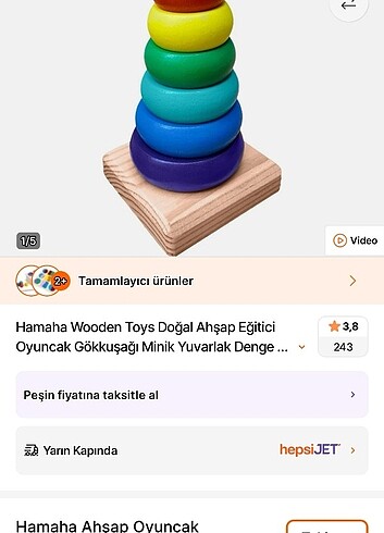 Beden Renk Eğitici oyuncaklar