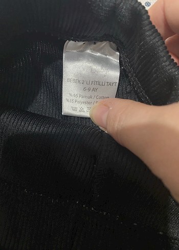 Kız Çocuk Siyah Esnek Tayt - Görsel 2