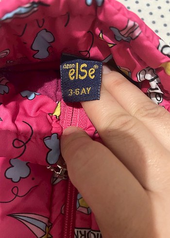 Kız Çocuk Renkli Baskılı Fermuarlı Yelek - Görsel 2