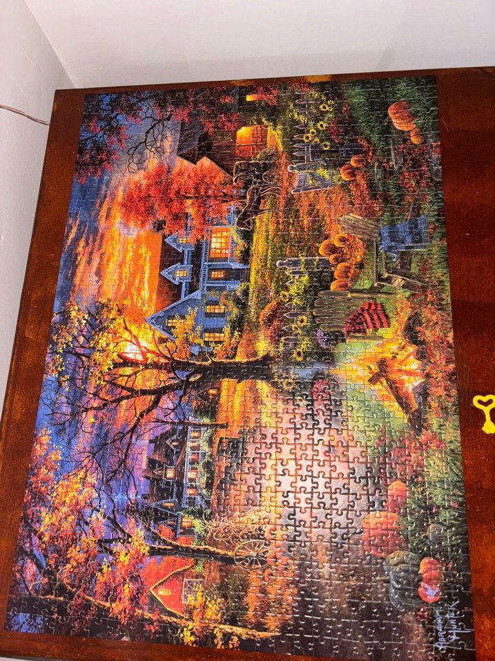 Olimpia 1000 Parça Firewood Tales Puzzle - Görsel 2