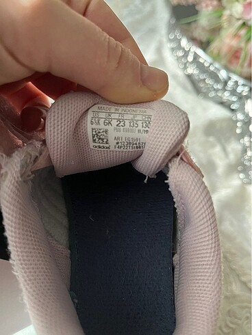 23 Beden pembe Renk Kız bebek Adidas ayakkabı
