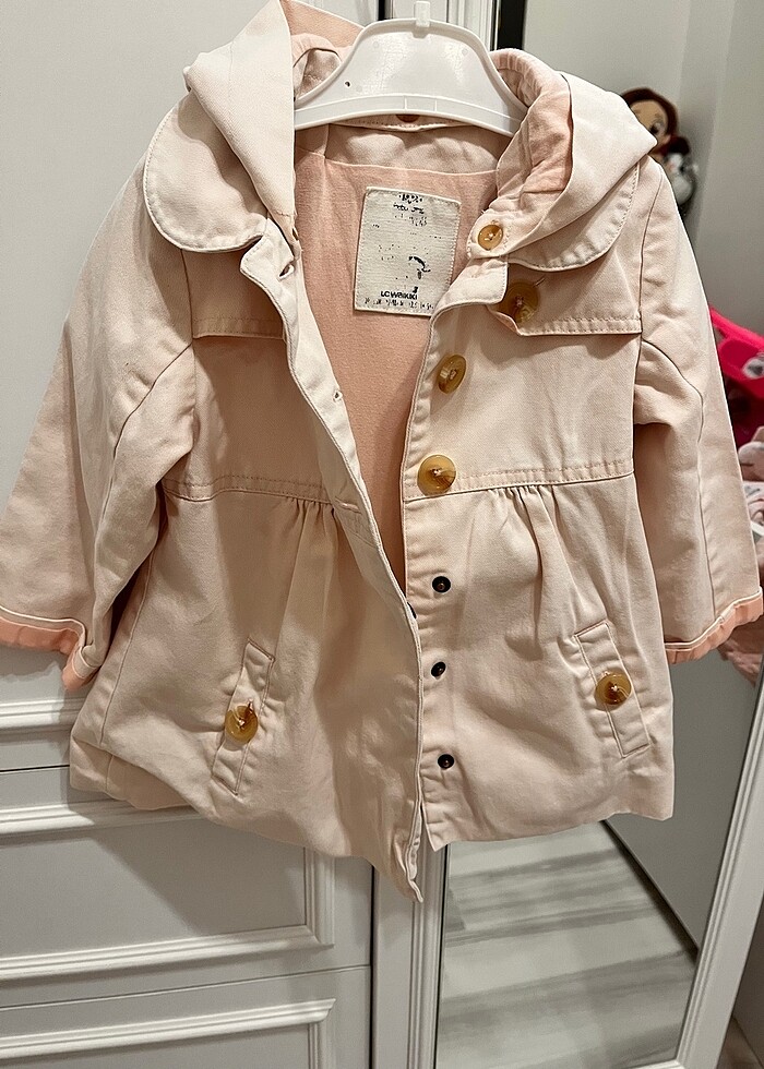 Kız bebek trenckot - Görsel 2