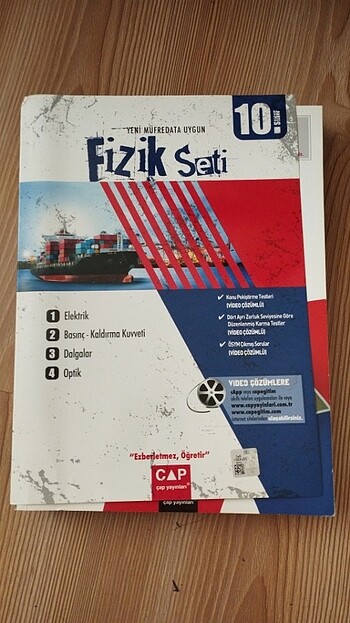 10.sınıf fizik seti konu anlatımı+soru çap yayınları
