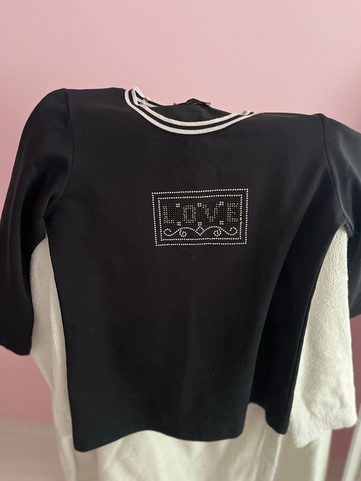Sementa Siyah Payetli Tişört - Görsel 2