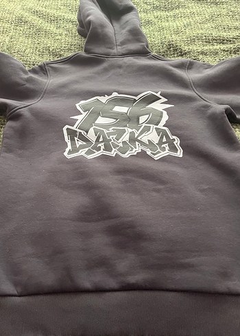 Hiç giyilmedi . Kapüşonlu Nakışlı unisex Sweatshirt - Görsel 2