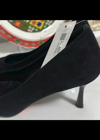 İpekyol Siyah Süet Stiletto Topuklu Kadın Ayakkabı - Görsel 5