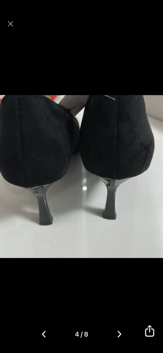 İpekyol Siyah Süet Stiletto Topuklu Kadın Ayakkabı - Görsel 3