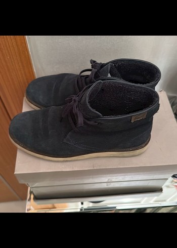 Lacoste marka  lacivert Süet  Günlük Bot - Görsel 2