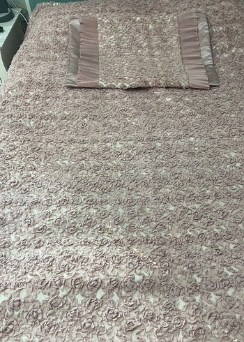 Linda marka pudra rengi yatak örtüsü - Görsel 3