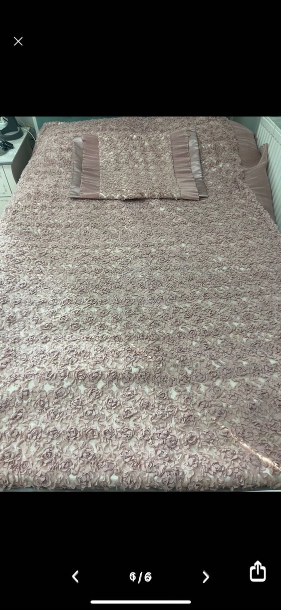 Linda marka pudra rengi yatak örtüsü - Görsel 4