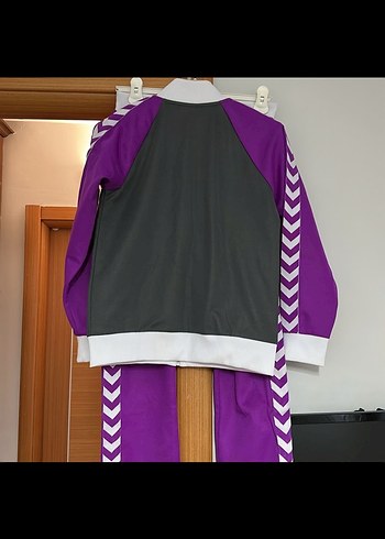 Hummel marka Mor Baskılı Kız Eşofman Takımı - Görsel 5