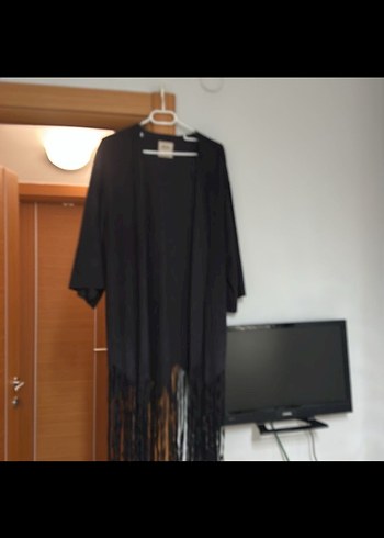 Oxxa marka Uzun Siyah Bohem Kadın Giyisi - Görsel 2