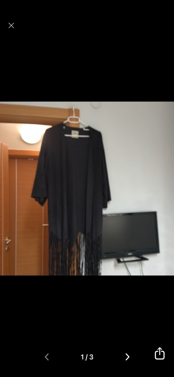 Oxxa marka Uzun Siyah Bohem Kadın Giyisi - Görsel 2