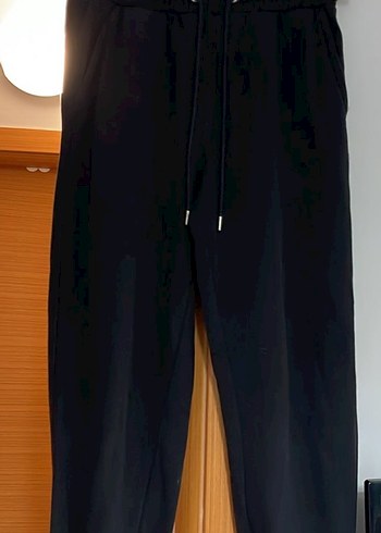 Bershka marja Kadın Siyah Bel Detaylı Salaş Eşofman - Görsel 2