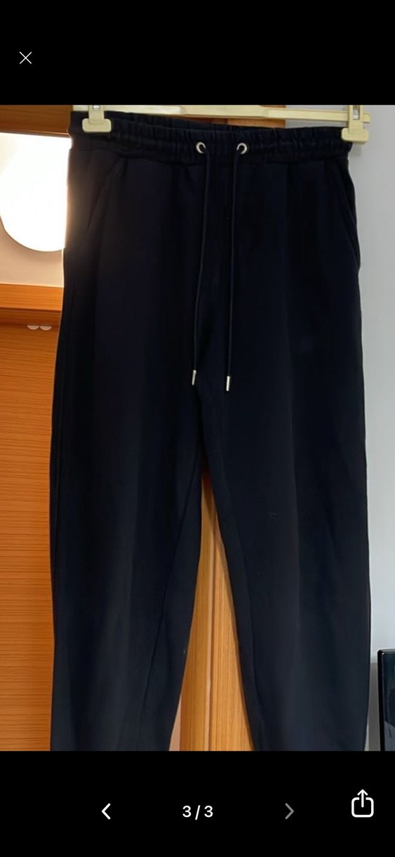 Bershka marja Kadın Siyah Bel Detaylı Salaş Eşofman - Görsel 2