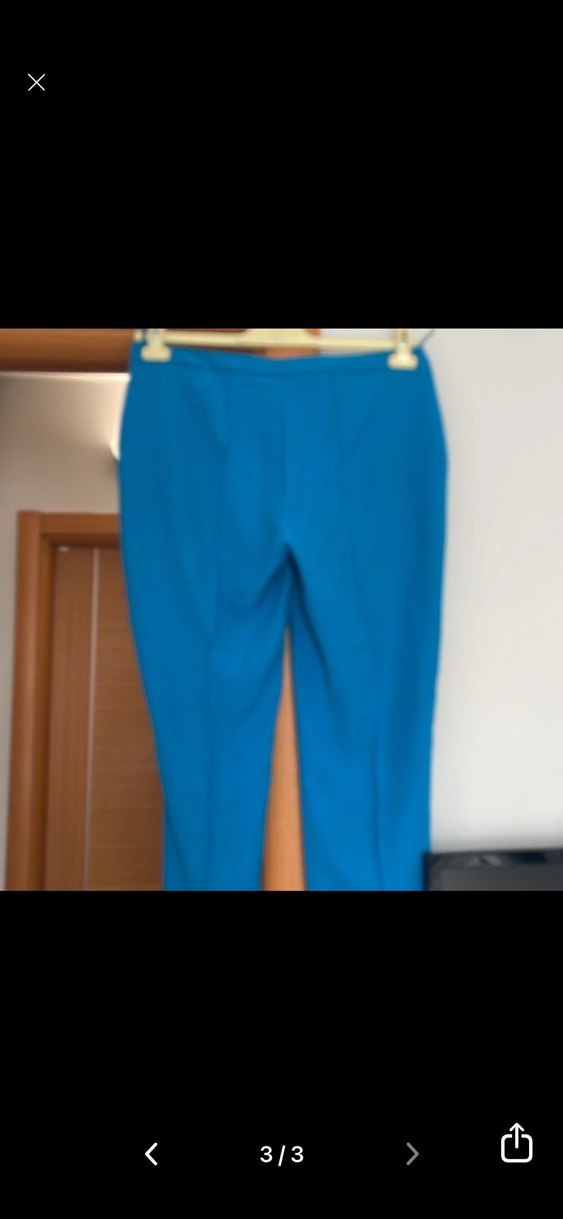 İpekyol Kadın Mavi Kumaş Pantolon - Görsel 3