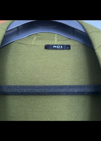 Noi marka Uzun Kesim V Yaka triko ceket - Görsel 6