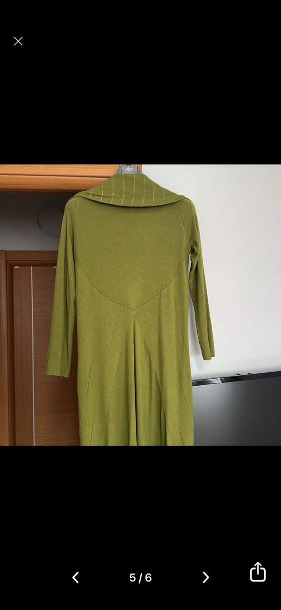 Noi marka Uzun Kesim V Yaka triko ceket - Görsel 5