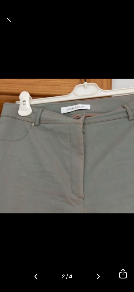 Moda bravo marka  Midi Kadın Kumaş Pantolon - Görsel 2