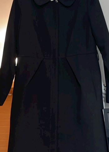 Seçil narka Siyah trençkot - Görsel 5