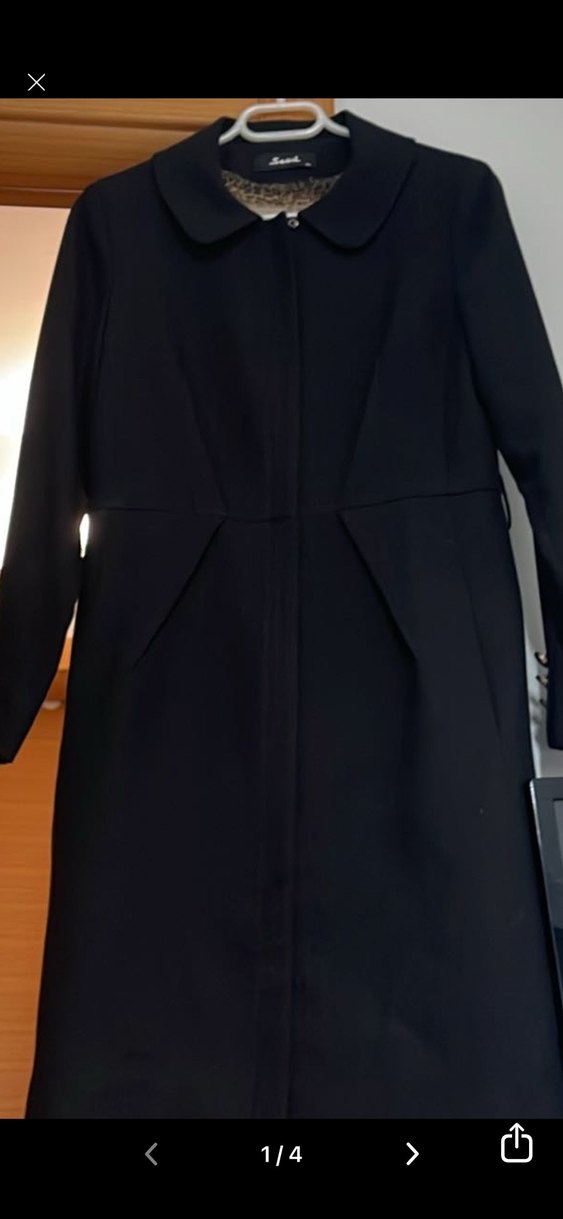 Seçil narka Siyah trençkot - Görsel 5