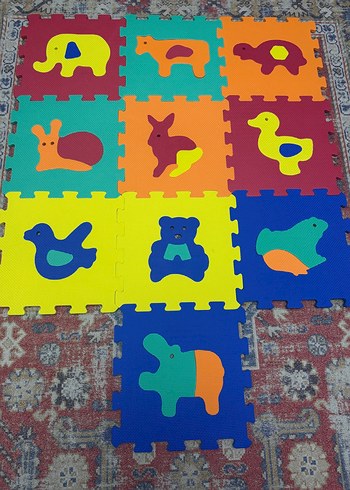Baby toys eva 10 parça puzzle oyun matı