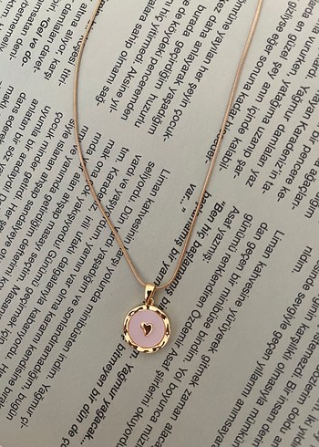 Accessorize Pembe Pastel Zincir Detaylı Bohem Midi Kolye