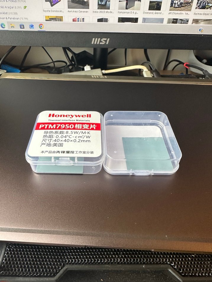 Honeywell PTM7950 Termal Arayüz Malzemesi 40x40x0.2mm - Görsel 2