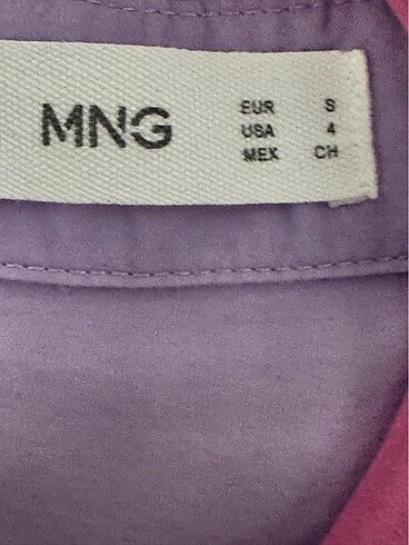 s Beden mor Renk Mango Gömlek