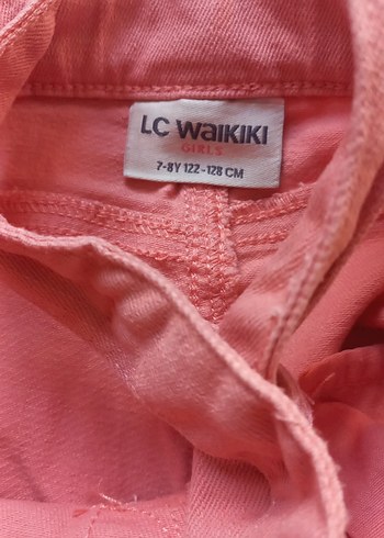 Kız Çocuk yavru ağzı Dantelli Şort Salopet - Görsel 2