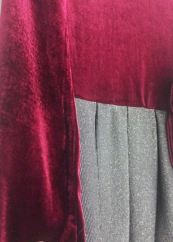 kadife kiz çocuk elbisesi - Görsel 4