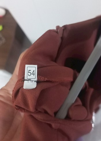 Kremit rengi Nakışlı Uzun Kol Kadın  Elbisesi - Görsel 5