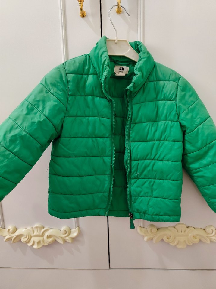 Yeşil Erkek Çocuk HM Mont - Görsel 3