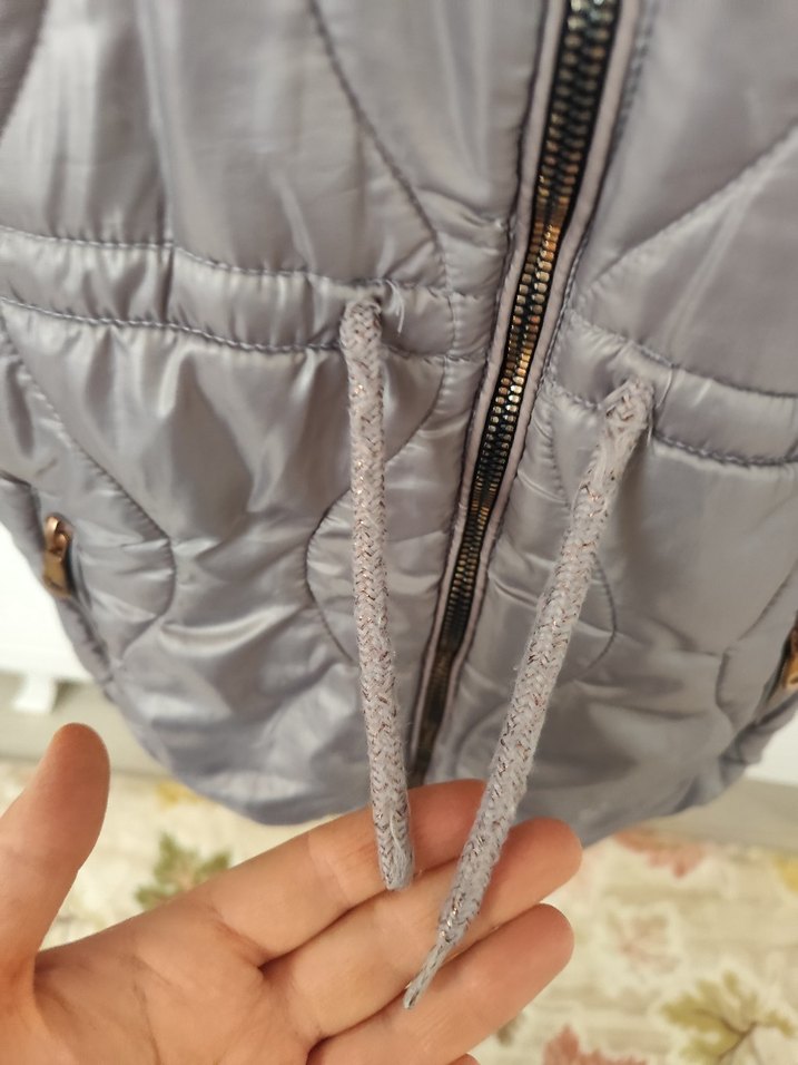 Kürklü  Kız Çocuk Mont - Görsel 5