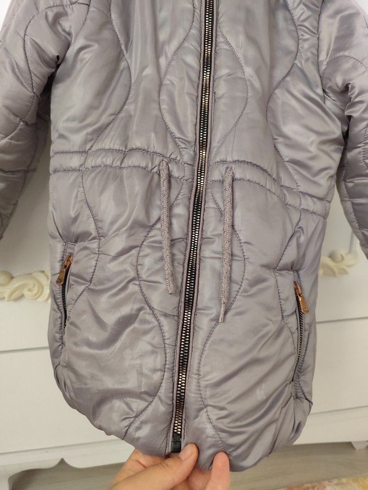 Kürklü  Kız Çocuk Mont - Görsel 4