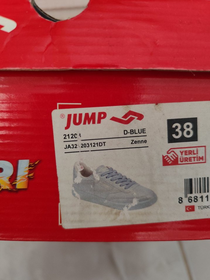 Gri Kadın Spor Ayakkabı Velcro Detaylı - Görsel 5