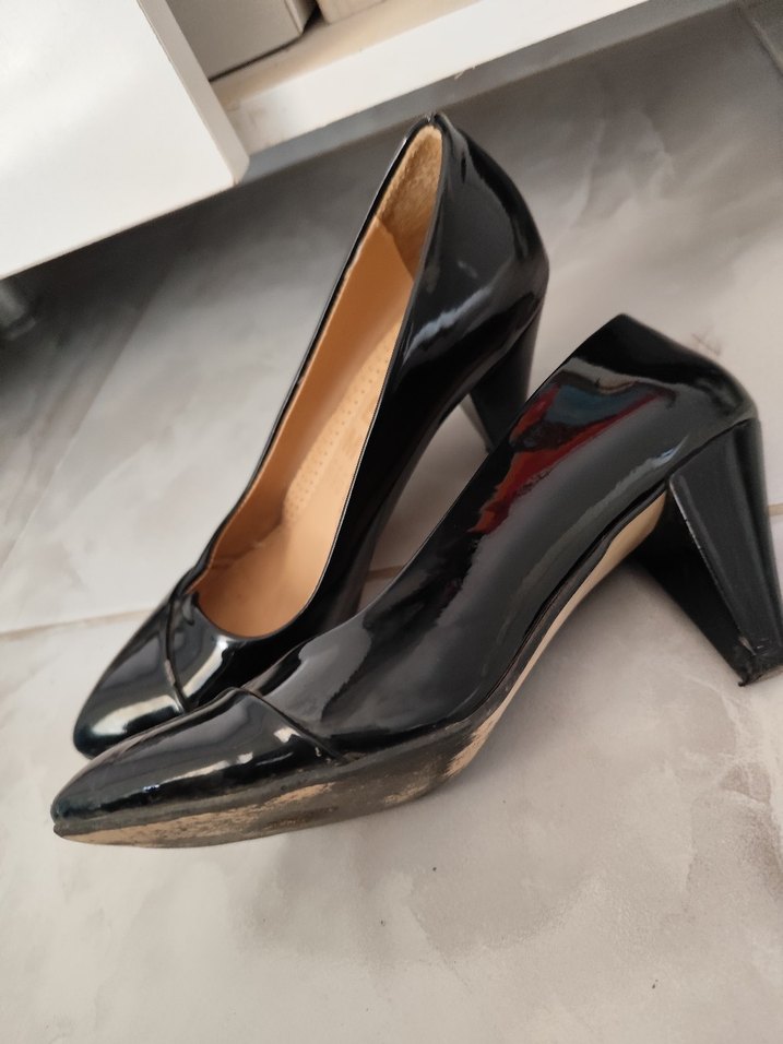 siyah stiletto - Görsel 4