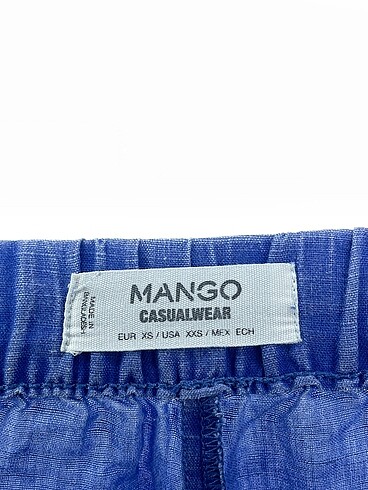 xs Beden mavi Renk Mango Kumaş Pantolon %70 İndirimli.